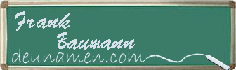 Frank Baumann Visitenkarte